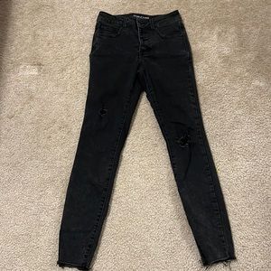 Maurice’s black skinny jeans size 0